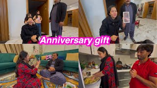 Finally 16 pro max  Anniversary gift doni wife ko mila  sitara yaseen vlog [upl. by Upali]