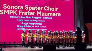 Sonora Spater Choir SSC SMPK Frater Maumere Tampil di Bali International Festival [upl. by Denice192]