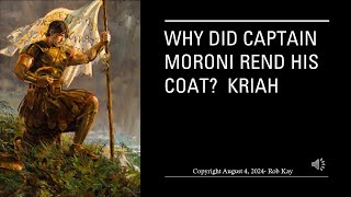 Why Did Captain Moroni Rend His Coat [upl. by Pooley891]