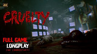 Cruelty  Japanesemade slasher horror Full Game Longplay Walkthrough  4K  No Commentary [upl. by Auhsohey601]