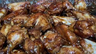 OvenBaked Teriyaki Chicken Wings [upl. by Lore]