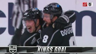 With the goaltender pulled Drew Doughty blasts home the onetimer and ties up the game [upl. by Weinman]