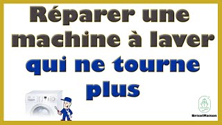 Comment réparer une machine à laver qui ne tourne plus [upl. by Esineg]