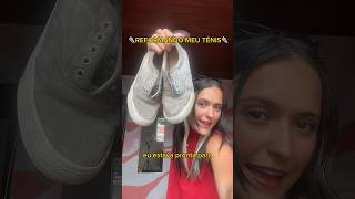 REFORMANDO MEU TÊNIS VELHO 👟 [upl. by Hassadah]