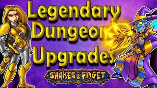 Legendary Dungeon StatUpgrades Mage amp Krieger  Shakes amp Fidget Gameplay Deutsch [upl. by Hynda]