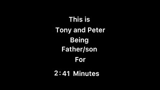 Tony being peters dad for 241 minutes avengers [upl. by Ireva753]