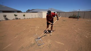 Full Lawn Renovation From Start To Finish  Seeding and Fixing My Lawn [upl. by Kaasi]