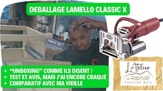 Déballage de la Lamello classic x [upl. by Nasia796]