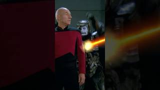 Borg Phaser Fight Lore Hugh Data Worf Riker Star Trek TNG [upl. by Buiron]