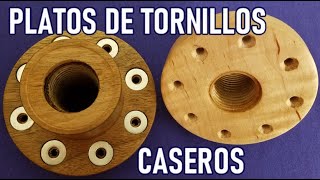 Platos de Tornillos para Torno Caseros Roscados por dos Métodos [upl. by Karlene]