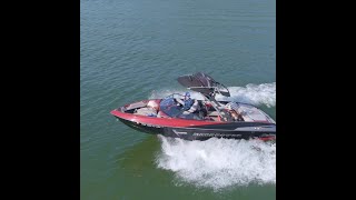 2014 Malibu 23 LSV boat lake malibuboats waterskiing dji [upl. by Nairot]