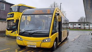 Optare Solo SR  70 to City Centre [upl. by Idnarb]