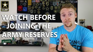 6 Things You NEED To Know BEFORE Joining The Army Reserves [upl. by Lawrence]