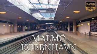 Train Drivers View Malmö to Copenhagen Part 1 of 2 [upl. by Pamelina684]