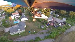 FLIGHTSTAR ULTRALIGHTSUNSET FOOTAGE New CAMERA ANGLEBIDDEFORDMAINE [upl. by Nosnhoj]