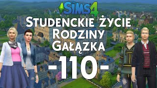 The SimS 4  Studenckie życie rodziny Gałązka 110  Pierwsze dni na uczelni [upl. by Heimer]