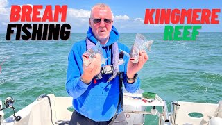 BREAM FISHING AT KINGMERES REEF WITH A GOOD FRIEND SEA FISHING UK [upl. by Laroy]