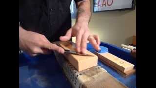 How to sharpen a 70  30 Japanese knife by chuboknivescom [upl. by Airlie41]