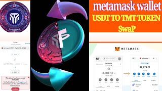 TECHMONT FINANCE  USDT TO TMT Token swap Form Metamaks Wallet  TMT TOKEN BAY SYSTEM [upl. by Arinayed]