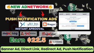 yllix ad network review  best ad networks instant approval  best push notification ad network [upl. by Ignazio776]