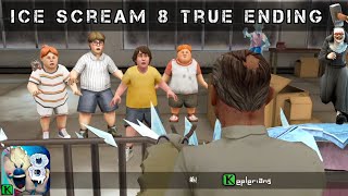 Ice Scream 8 true ending full gameplay [upl. by Ecienaj]