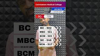 Coimbatore Medical College cut off 2024 [upl. by Haroved]