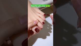 Very beautiful nails colour 👌👌nailart trendingshorts ytshorts [upl. by Mooney]