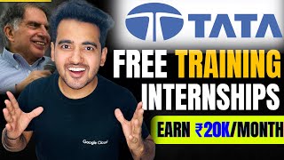 TATA Free Internships Online Training  For College Students amp Graduates  Online Internship [upl. by Charley]