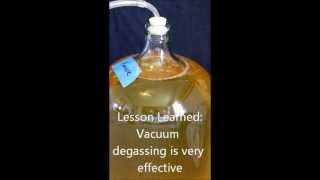 Vacuum Degassing Pineapple Wine [upl. by Sievert]