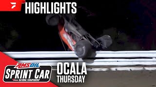 𝑯𝑰𝑮𝑯𝑳𝑰𝑮𝑯𝑻𝑺 USAC AMSOIL National Sprint Cars  Ocala Speedway  Winter Dirt Games XV  Feb 15 2024 [upl. by Ylenaj734]