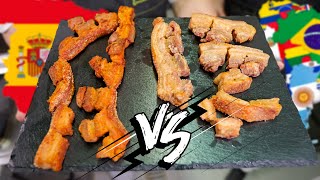 🔥Torrezno de Soria España Vs Chicharrón Latinoamericano [upl. by Daas798]