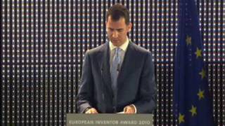 Prince Felipe and the European Inventor Award Espanol [upl. by Nahaj708]