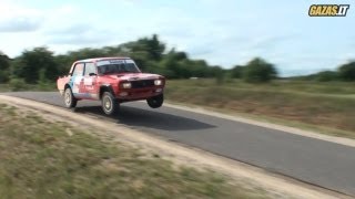 Slow motion jumps in SS10 of Autoplius 300 Lakes Rally 2013 [upl. by Inan]