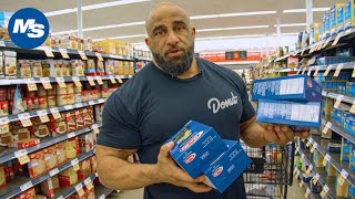 Budget Grocery Shopping w Pro Bodybuilders  Fouad Abiads OG Grocery Hauls [upl. by Yanehc]