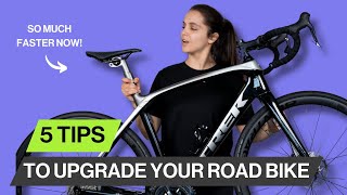 Top 5 Tips To Upgrade Your Road Bike  Get The Most Out Of Your Bike [upl. by Nowd]