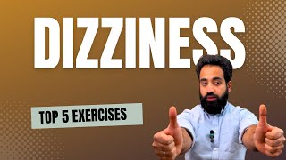 Dizziness Home Exercises  Vestibular Neuritis Rehabilitation [upl. by Olifoet]