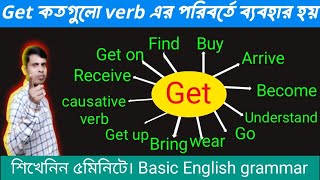 Get কতগুলো verb এর পরিবর্তে ব্যবহার করা যায়। ৫মিনিটে শিখেনিন।।speaking practice।। HK English Class [upl. by Leimad]