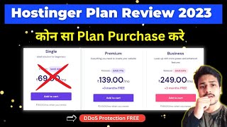 Hostinger Plan Review 🤫 How to Select Best Hosting Plan for Any Website  Hostinger Plan Explained [upl. by Mlehliw]