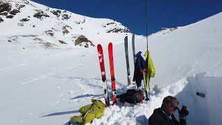 20240319 Haute Tarentaise  Davie Altitude 2630 m  exposition Nord Test nivologique [upl. by Erasmo892]