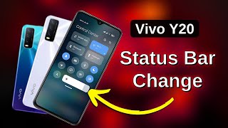 Vivo Y20T Notification bar change  Vivo Y20T Tips and Tricks Control Center for All Android Device [upl. by Fraser78]