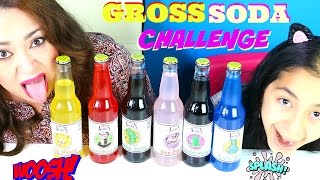 TOTALLY GROSS SODA CHALLENGEKitty Piddle Dog Drool Toxic SlimeB2cutecupcakes [upl. by Bellaude]