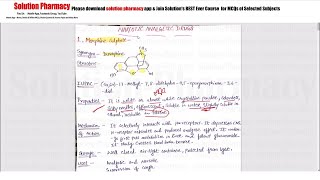 Class 69 Narcotic Analgesic Drugs  Medicinal Chemistry 01 BPharmacy 04th Semester  CND Drugs [upl. by Greene393]