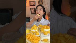 Mango desserts asmreating mukbang shorts [upl. by Thirzi]