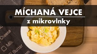 Míchaná vejce z mikrovlnky za 5 minut  Microwave scrambled eggs  BodyHunters [upl. by Oicneserc]