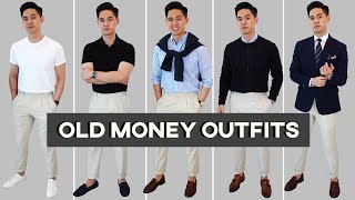 5 Ways To Style Chinos in 2024  OLD MONEY CHINO OUTFIT IDEAS [upl. by Einahpet576]