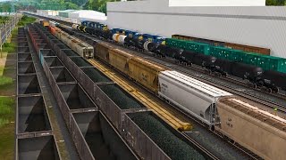 Trainz Pennsylvania amp Berwind Route Tour [upl. by Terraj]