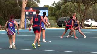 r14 nangiloc v cardross 3 8 2024 netball movie [upl. by Llirred]