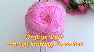 Çok Kolay İki şiş Yelek Örneği yelekörneği yelek crochet [upl. by Mahan]