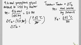 Calculating the Boiling Point of a Solution [upl. by Checani]