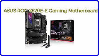 REVIEW 2024 ASUS ROG X670EE Gaming Motherboard ESSENTIAL details [upl. by Lyontine]